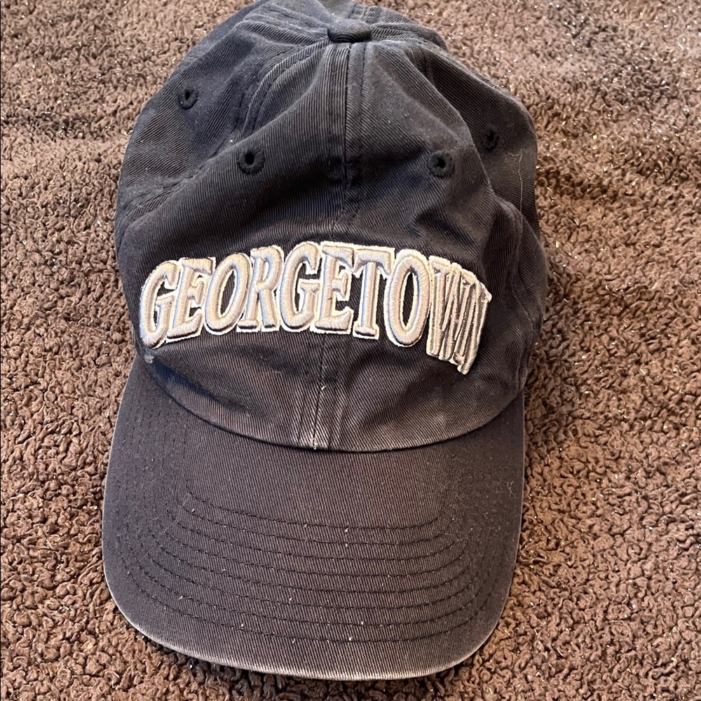 Georgetown Blue Black Baseball Cap